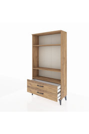 Arges Dolap 3 Raflı 2 Çekmeceli 88x30x163 - S21M062V9A