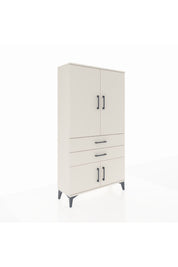 Arges Dolap 3 Raflı 2 Çekmeceli 4 Kapaklı 88x30x163 - S21M063V1A