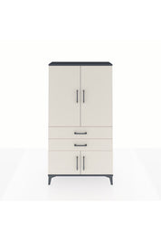 Arges Dolap 3 Raflı 2 Çekmeceli 4 Kapaklı 88x30x163 - S21M063V4A