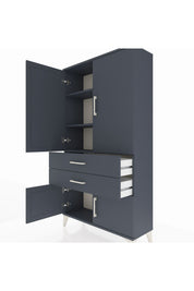 Arges Dolap 3 Raflı 2 Çekmeceli 4 Kapaklı 88x30x163 - S21M063V5A