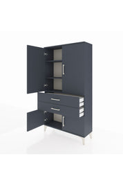 Arges Dolap 3 Raflı 2 Çekmeceli 4 Kapaklı 88x30x163 - S21M063V5A