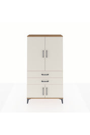 Arges Dolap 3 Raflı 2 Çekmeceli 4 Kapaklı 88x30x163 - S21M063V7A