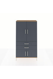 Arges Dolap 3 Raflı 2 Çekmeceli 4 Kapaklı 88x30x163 - S21M063V8A