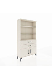 Arges Dolap 3 Raflı 2 Çekmeceli 2 Kapaklı 88x30x163 - S21M064V1A