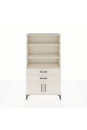 Arges Dolap 3 Raflı 2 Çekmeceli 2 Kapaklı 88x30x163 - S21M064V1A