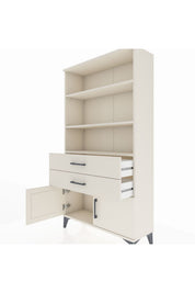 Arges Dolap 3 Raflı 2 Çekmeceli 2 Kapaklı 88x30x163 - S21M064V1A