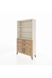 Arges Dolap 3 Raflı 2 Çekmeceli 2 Kapaklı 88x30x163 - S21M064V3A
