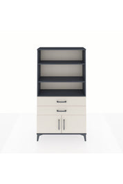 Arges Dolap 3 Raflı 2 Çekmeceli 2 Kapaklı 88x30x163 - S21M064V4A