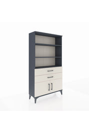 Arges Dolap 3 Raflı 2 Çekmeceli 2 Kapaklı 88x30x163 - S21M064V4A
