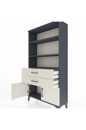 Arges Dolap 3 Raflı 2 Çekmeceli 2 Kapaklı 88x30x163 - S21M064V4A