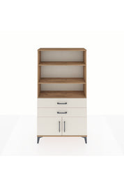 Arges Dolap 3 Raflı 2 Çekmeceli 2 Kapaklı 88x30x163 - S21M064V7A