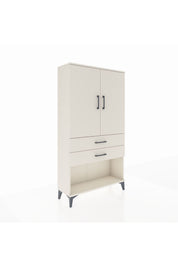Arges Dolap 3 Raflı 2 Çekmeceli 2 Kapaklı 88x30x163 - S21M065V1A