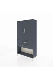 Arges Dolap 3 Raflı 2 Çekmeceli 2 Kapaklı 88x30x163 - S21M065V5A