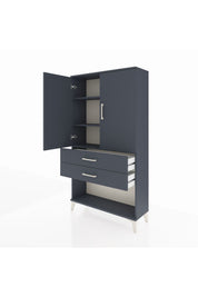 Arges Dolap 3 Raflı 2 Çekmeceli 2 Kapaklı 88x30x163 - S21M065V5A