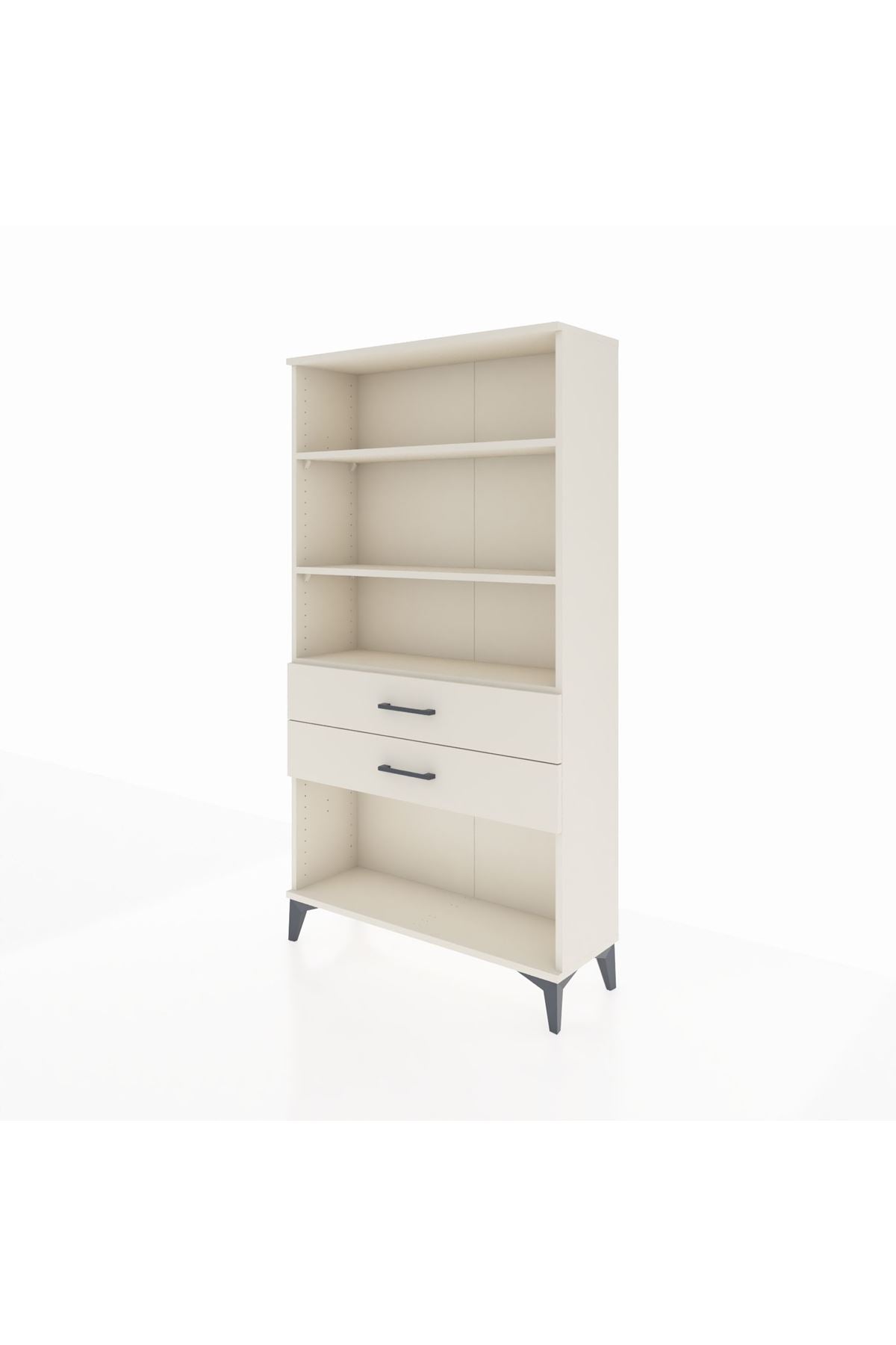 Arges Dolap 3 Raflı 2 Çekmeceli 88x30x163 - S21M066V1A