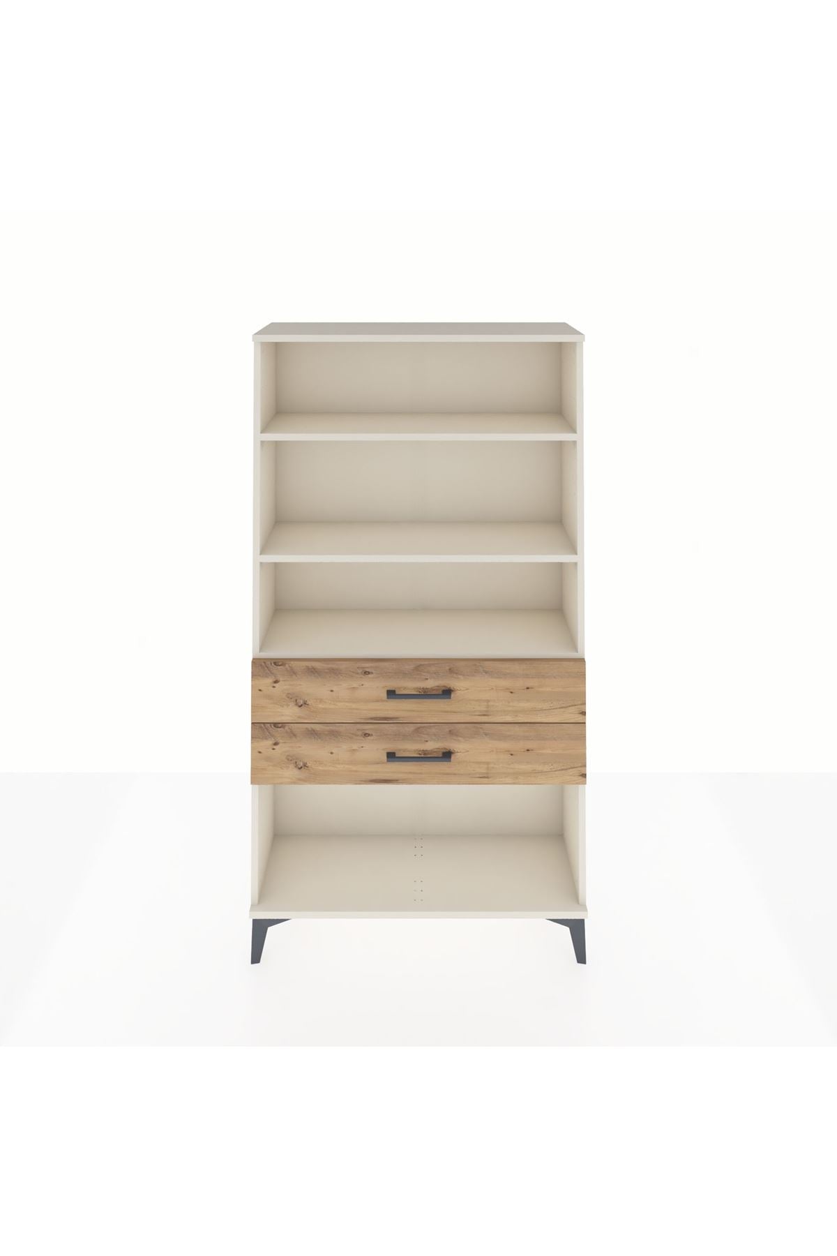 Arges Dolap 3 Raflı 2 Çekmeceli 88x30x163 - S21M066V3A