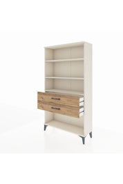Arges Dolap 3 Raflı 2 Çekmeceli 88x30x163 - S21M066V3A