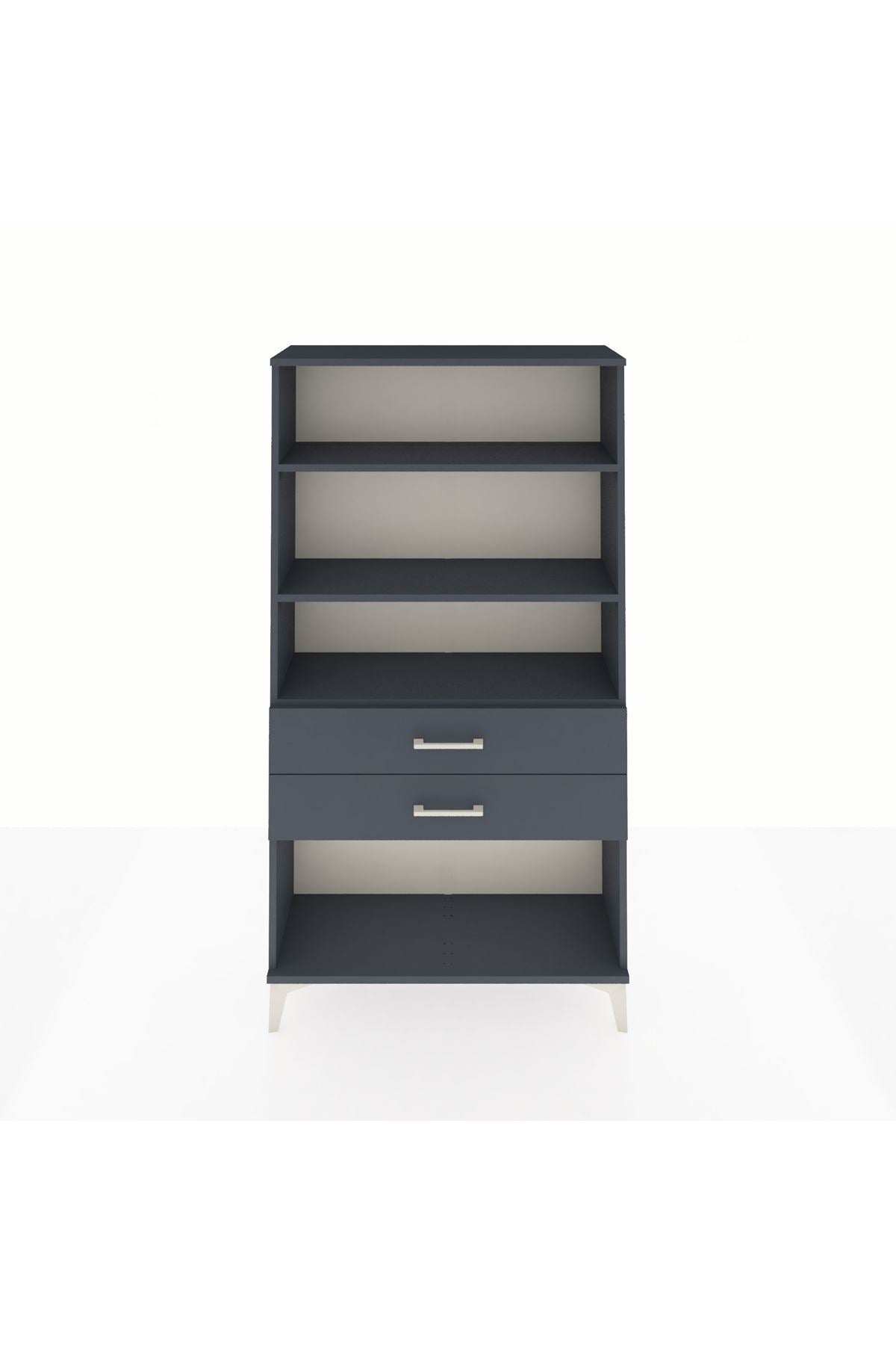 Arges Dolap 3 Raflı 2 Çekmeceli 88x30x163 - S21M066V5A