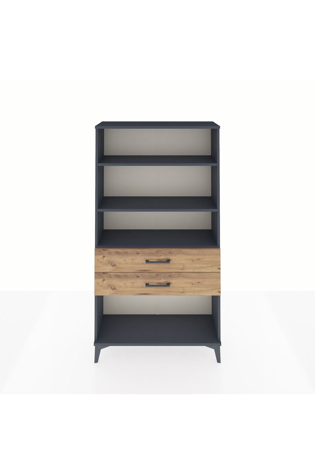 Arges Dolap 3 Raflı 2 Çekmeceli 88x30x163 - S21M066V6A
