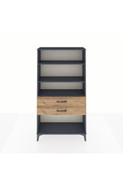 Arges Dolap 3 Raflı 2 Çekmeceli 88x30x163 - S21M066V6A
