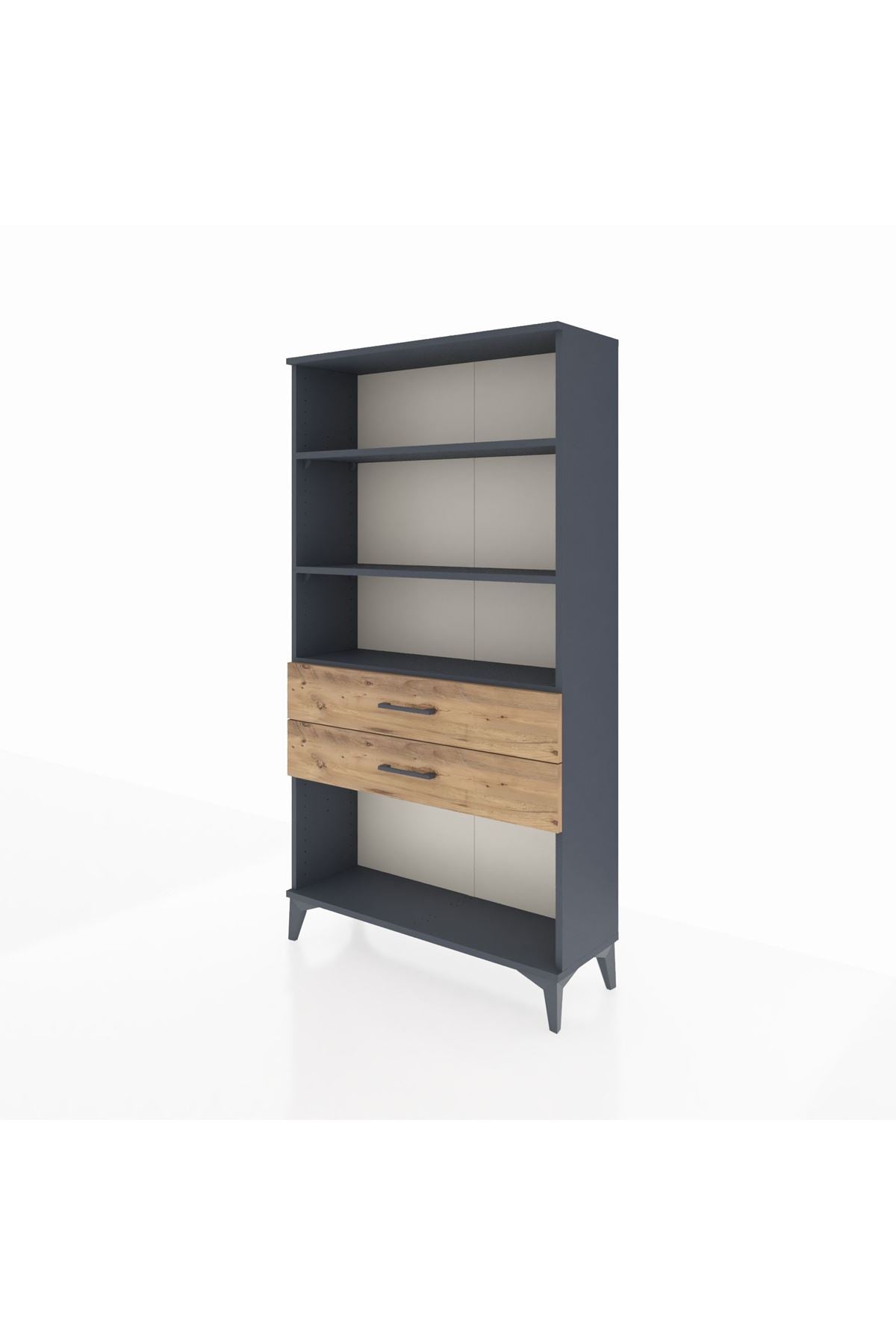 Arges Dolap 3 Raflı 2 Çekmeceli 88x30x163 - S21M066V6A