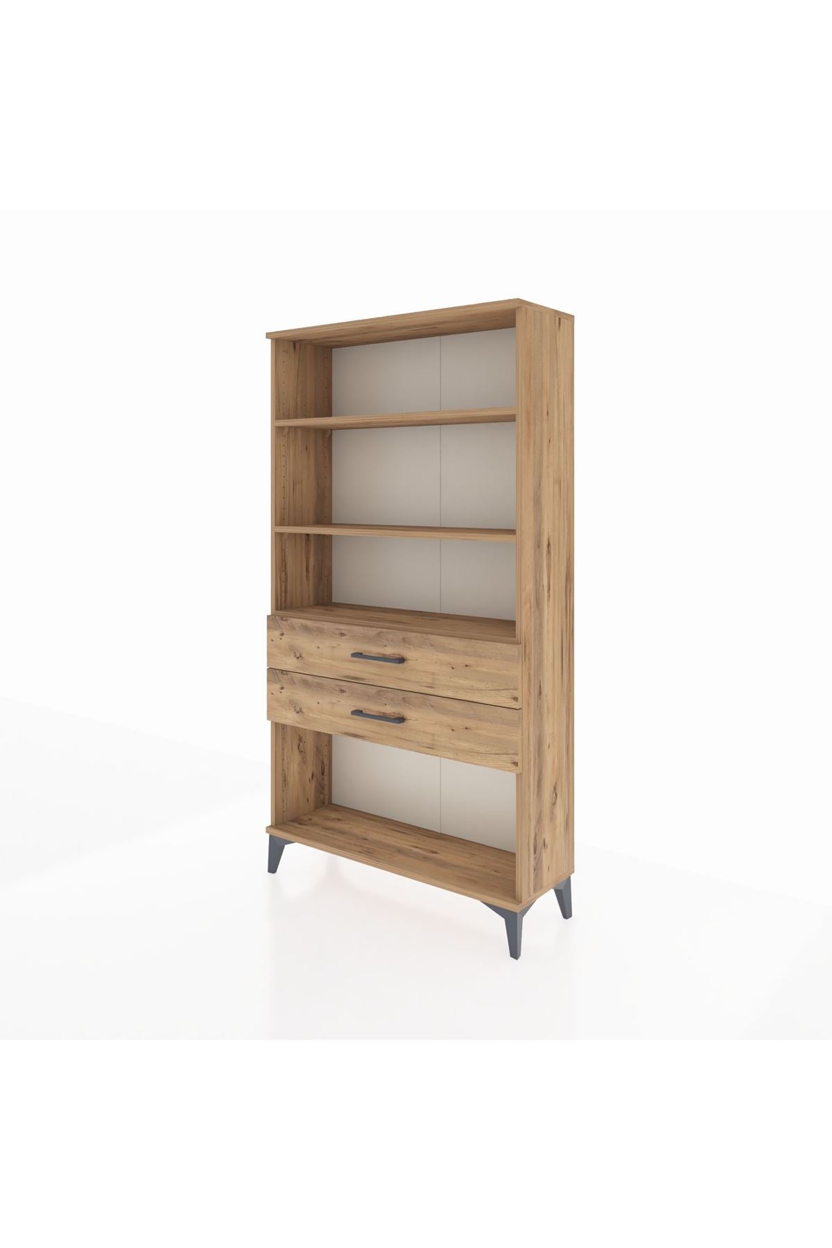 Arges Dolap 3 Raflı 2 Çekmeceli 88x30x163 - S21M066V9A