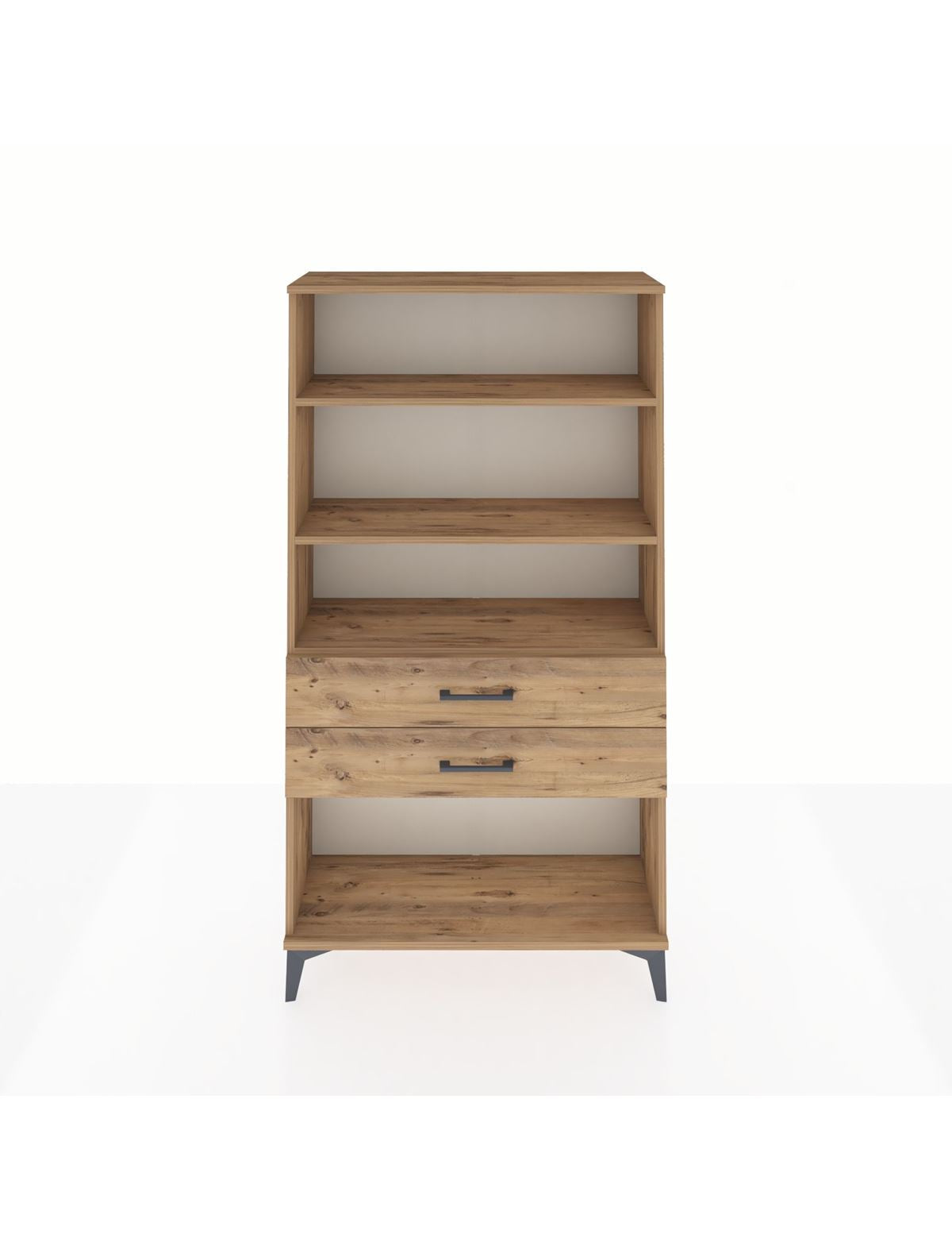 Arges Dolap 3 Raflı 2 Çekmeceli 88x30x163 - S21M066V9A