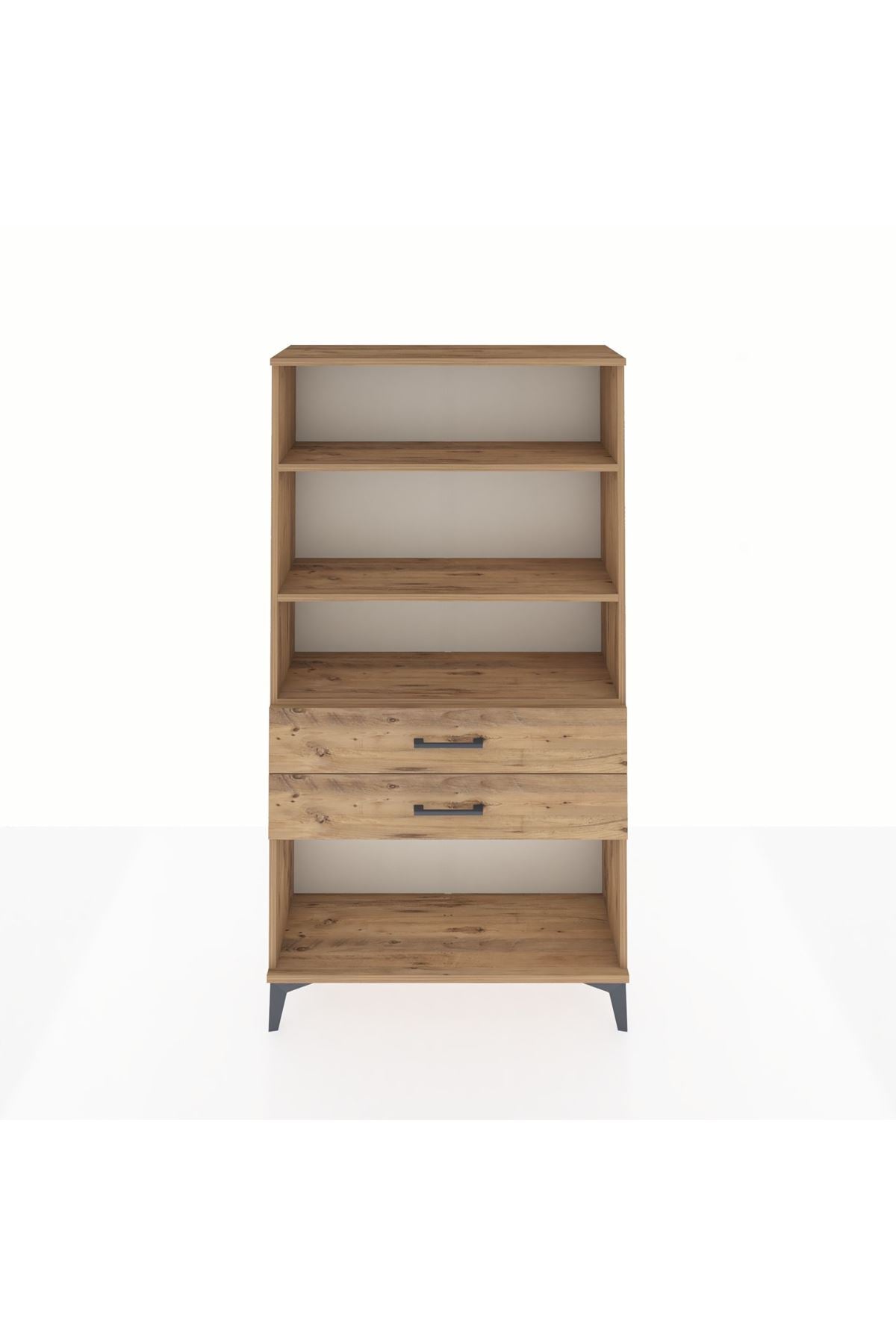Arges Dolap 3 Raflı 2 Çekmeceli 88x30x163 - S21M066V9A