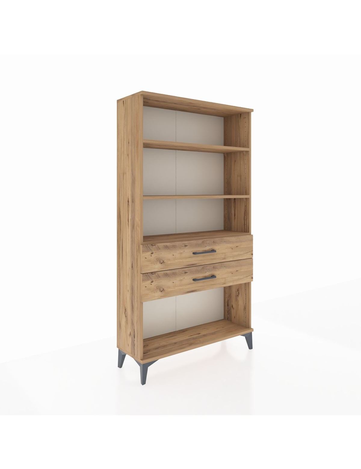 Arges Dolap 3 Raflı 2 Çekmeceli 88x30x163 - S21M066V9A