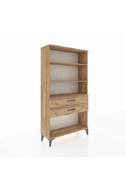 Arges Dolap 3 Raflı 2 Çekmeceli 88x30x163 - S21M066V9A