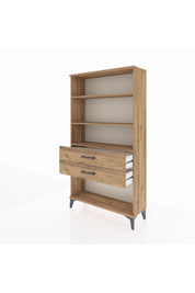 Arges Dolap 3 Raflı 2 Çekmeceli 88x30x163 - S21M066V9A