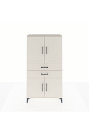 Arges Dolap 3 Raflı 2 Çekmeceli 4 Kapaklı 88x30x163 - S21M067V1A