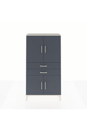 Arges Dolap 3 Raflı 2 Çekmeceli 4 Kapaklı 88x30x163 - S21M067V2A