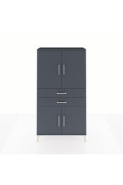 Arges Dolap 3 Raflı 2 Çekmeceli 4 Kapaklı 88x30x163 - S21M067V5A
