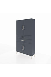 Arges Dolap 3 Raflı 2 Çekmeceli 4 Kapaklı 88x30x163 - S21M067V5A