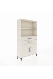 Arges Dolap 3 Raflı 2 Çekmeceli 2 Kapaklı 88x30x163 - S21M068V1A