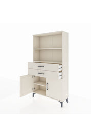 Arges Dolap 3 Raflı 2 Çekmeceli 2 Kapaklı 88x30x163 - S21M068V1A