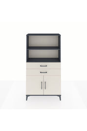 Arges Dolap 3 Raflı 2 Çekmeceli 2 Kapaklı 88x30x163 - S21M068V4A