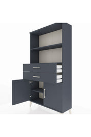 Arges Dolap 3 Raflı 2 Çekmeceli 2 Kapaklı 88x30x163 - S21M068V5A