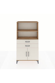 Arges Dolap 3 Raflı 2 Çekmeceli 2 Kapaklı 88x30x163 - S21M068V7A