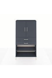 Arges Dolap 3 Raflı 2 Çekmeceli 2 Kapaklı 88x30x163 - S21M069V5A