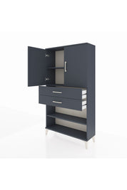 Arges Dolap 3 Raflı 2 Çekmeceli 2 Kapaklı 88x30x163 - S21M069V5A