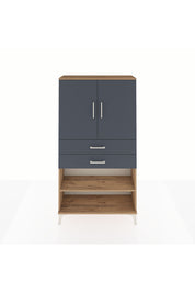 Arges Dolap 3 Raflı 2 Çekmeceli 2 Kapaklı 88x30x163 - S21M069V8A
