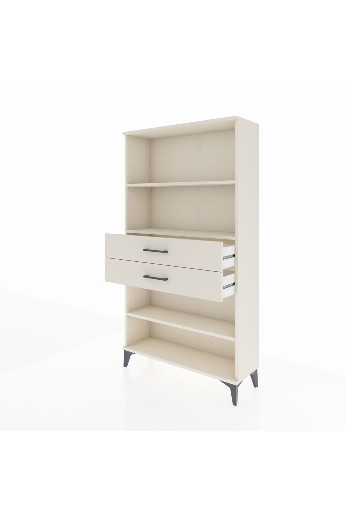 Arges Dolap 3 Raflı 2 Çekmeceli 88x30x163 - S21M070V1A