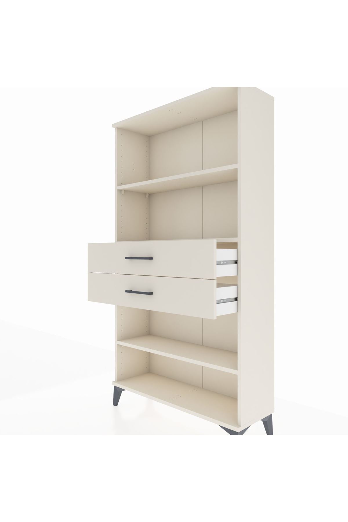 Arges Dolap 3 Raflı 2 Çekmeceli 88x30x163 - S21M070V1A