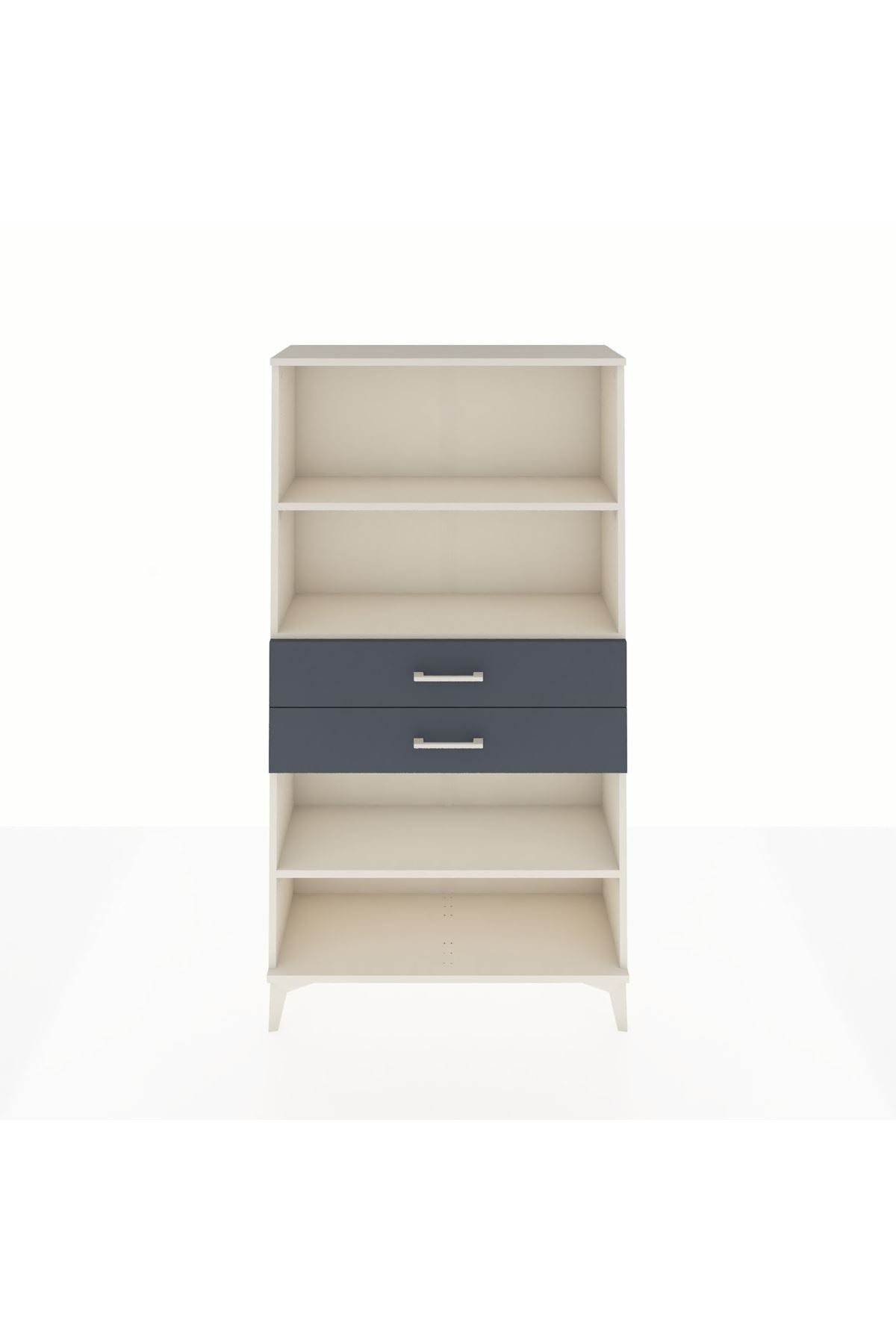 Arges Dolap 3 Raflı 2 Çekmeceli 88x30x163 - S21M070V2A