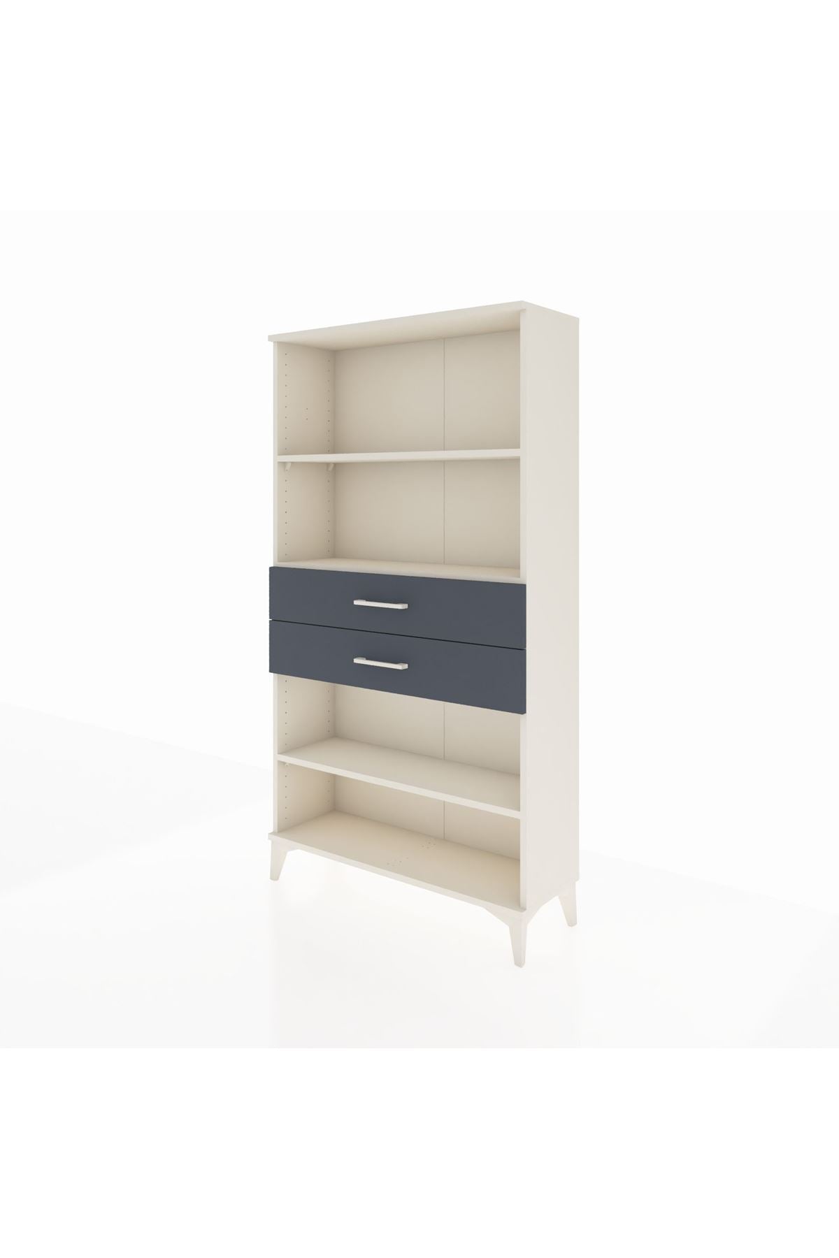 Arges Dolap 3 Raflı 2 Çekmeceli 88x30x163 - S21M070V2A