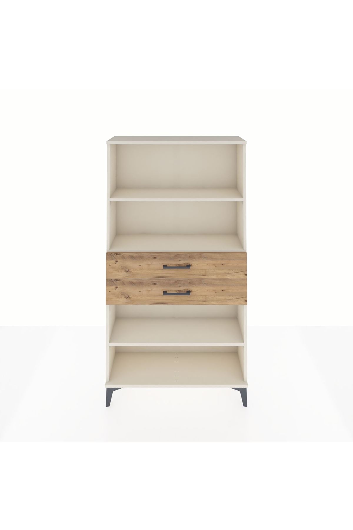 Arges Dolap 3 Raflı 2 Çekmeceli 88x30x163 - S21M070V3A