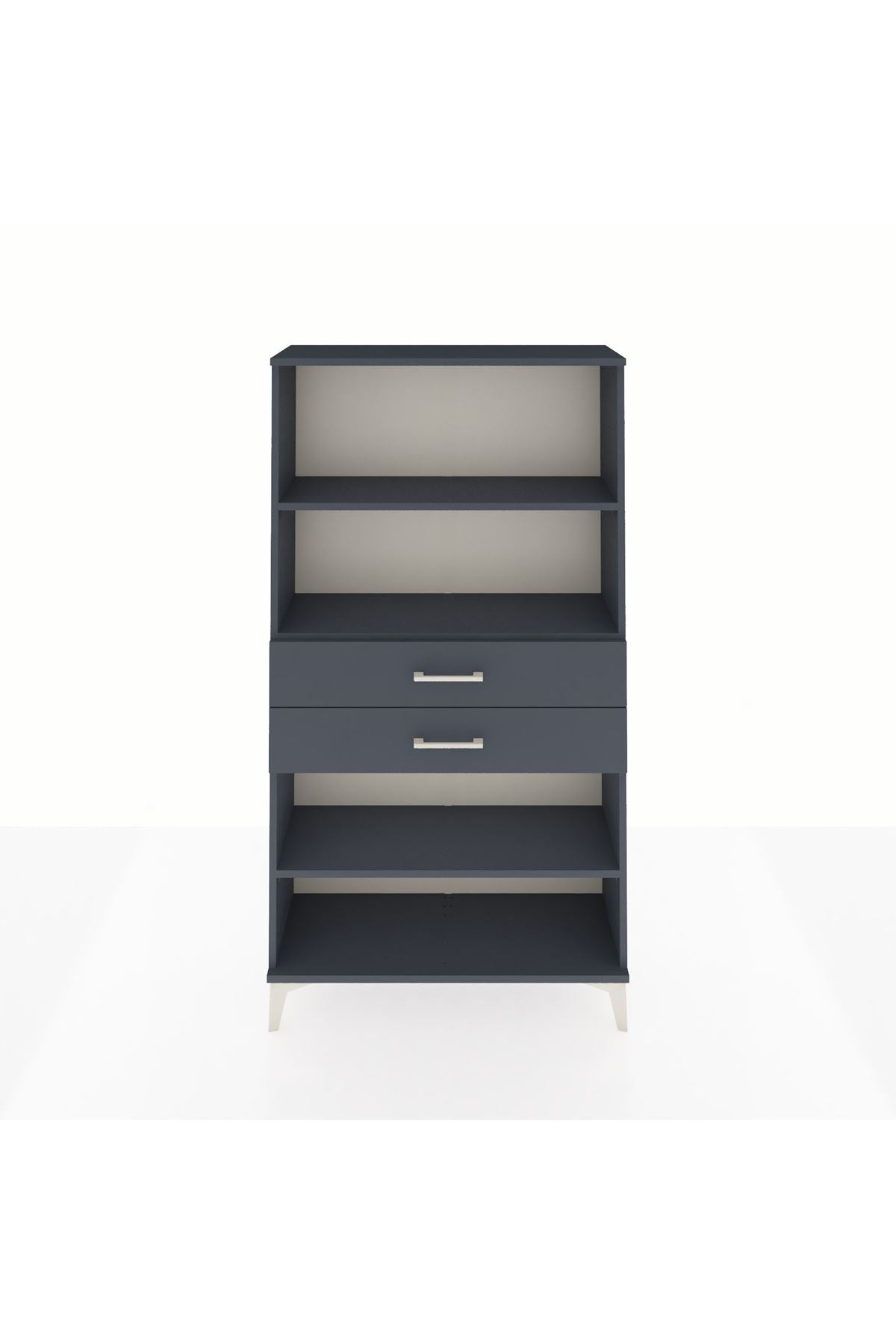 Arges Dolap 3 Raflı 2 Çekmeceli 88x30x163 - S21M070V5A
