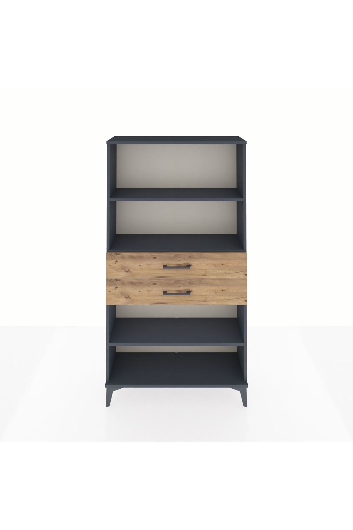 Arges Dolap 3 Raflı 2 Çekmeceli 88x30x163 - S21M070V6A